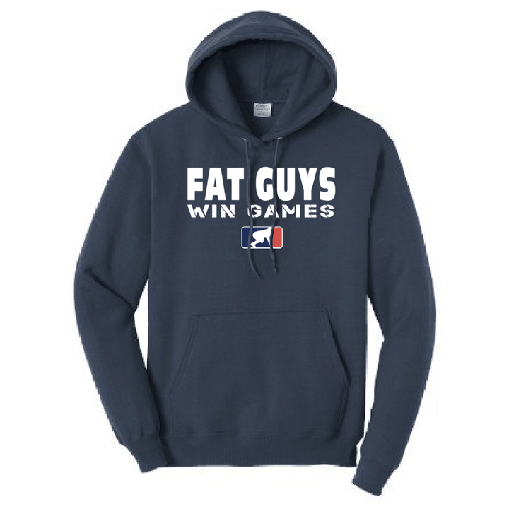 FAT GUYS WIN GAMES - Tall Hoodie