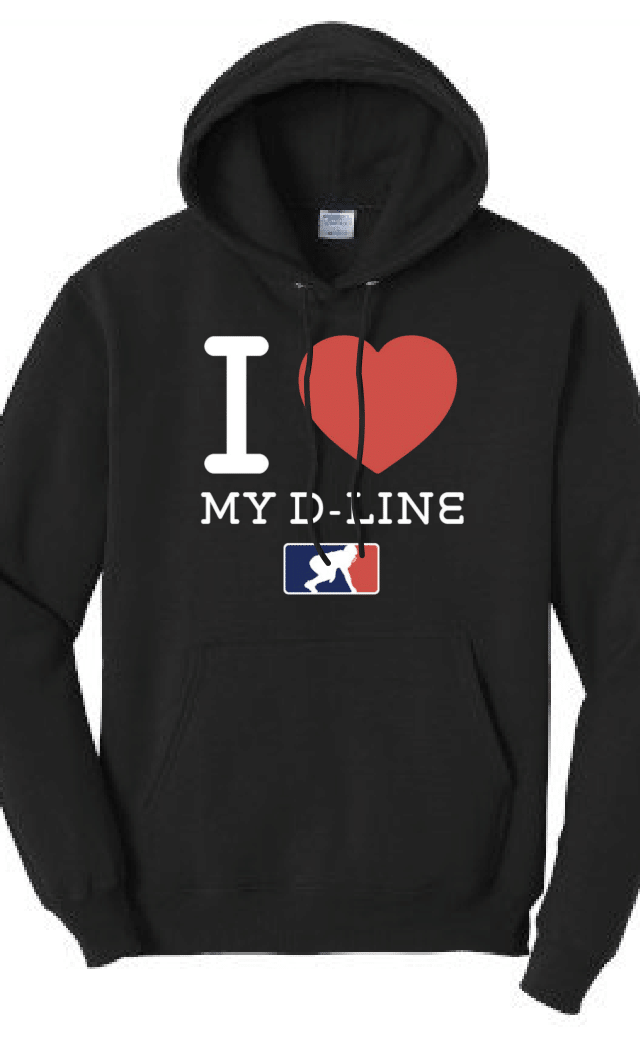 I <3 MY D-LINE - Tall Hoodie