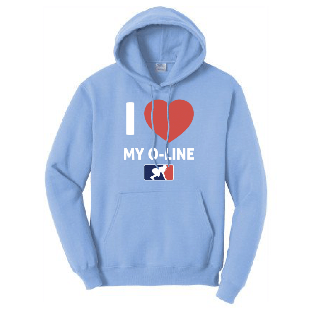 I <3 MY O-LINE - Youth Hoodie