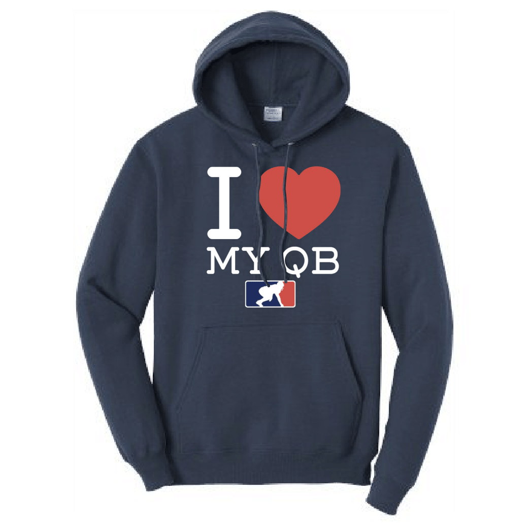 I <3 MY QB - Hoodie