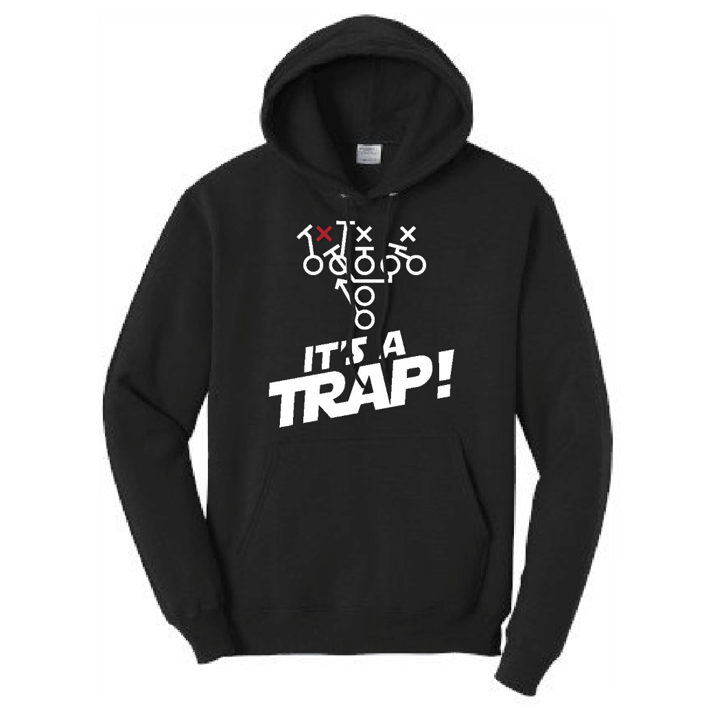 ITS A TRAP! (White) - Tall Hoodie