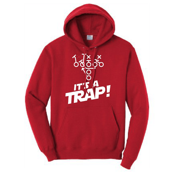 ITS A TRAP! (White) - Tall Hoodie