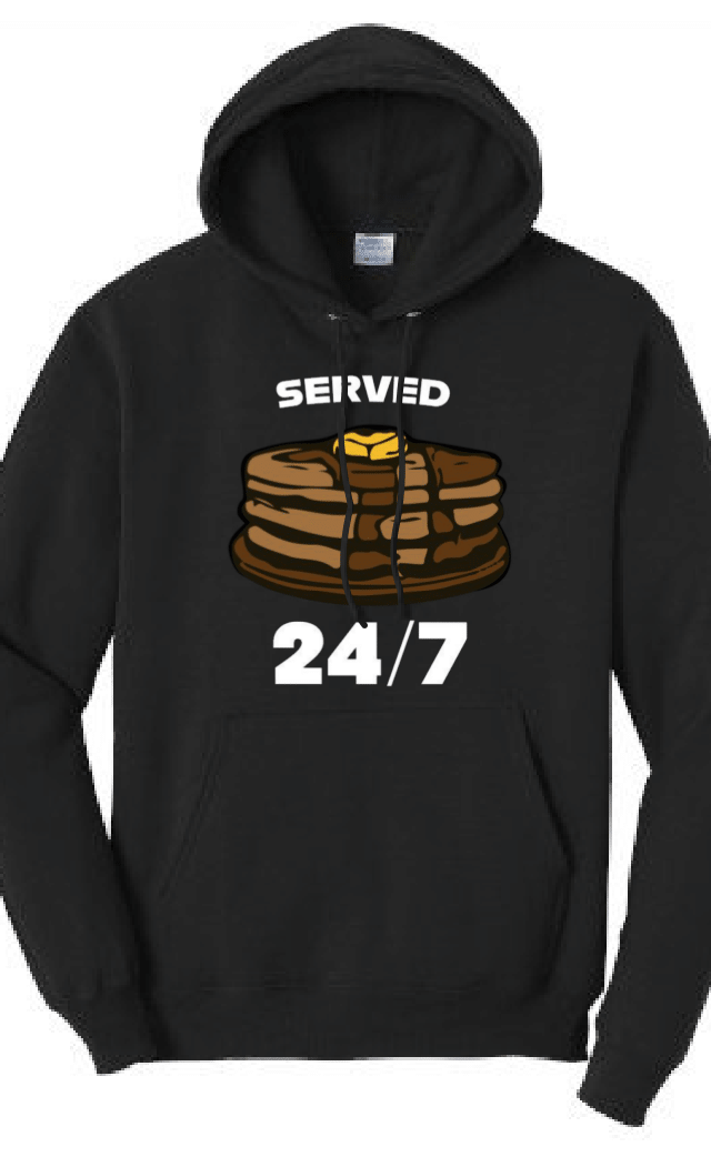 SERVED 24/7 - Tall Hoodie