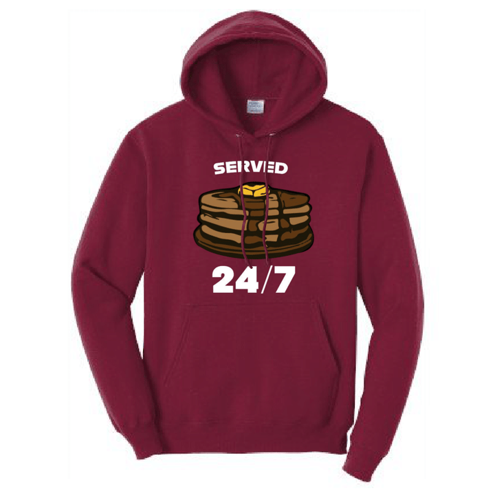 SERVED 24/7 - Tall Hoodie