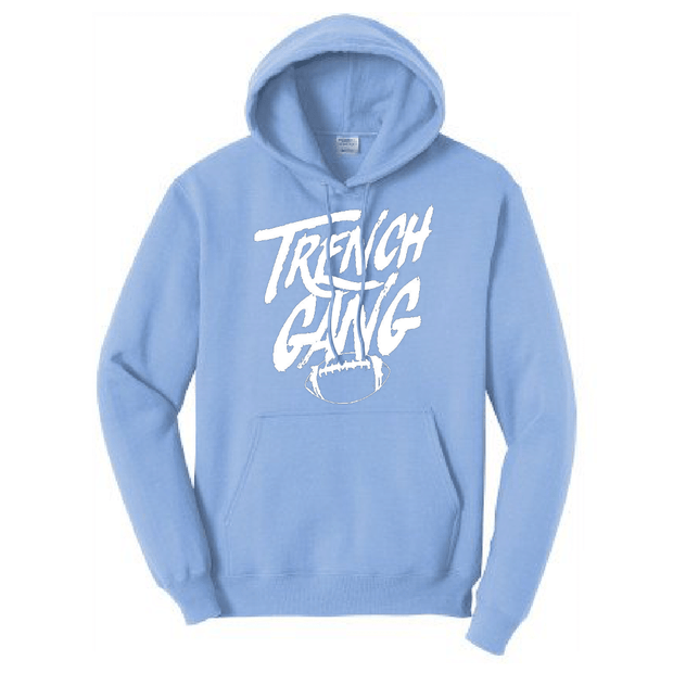 TRENCH GANG (White) - Hoodie