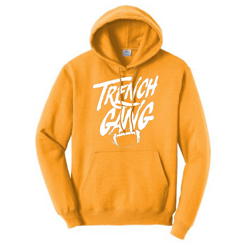 TRENCH GANG (White) - Youth Hoodie