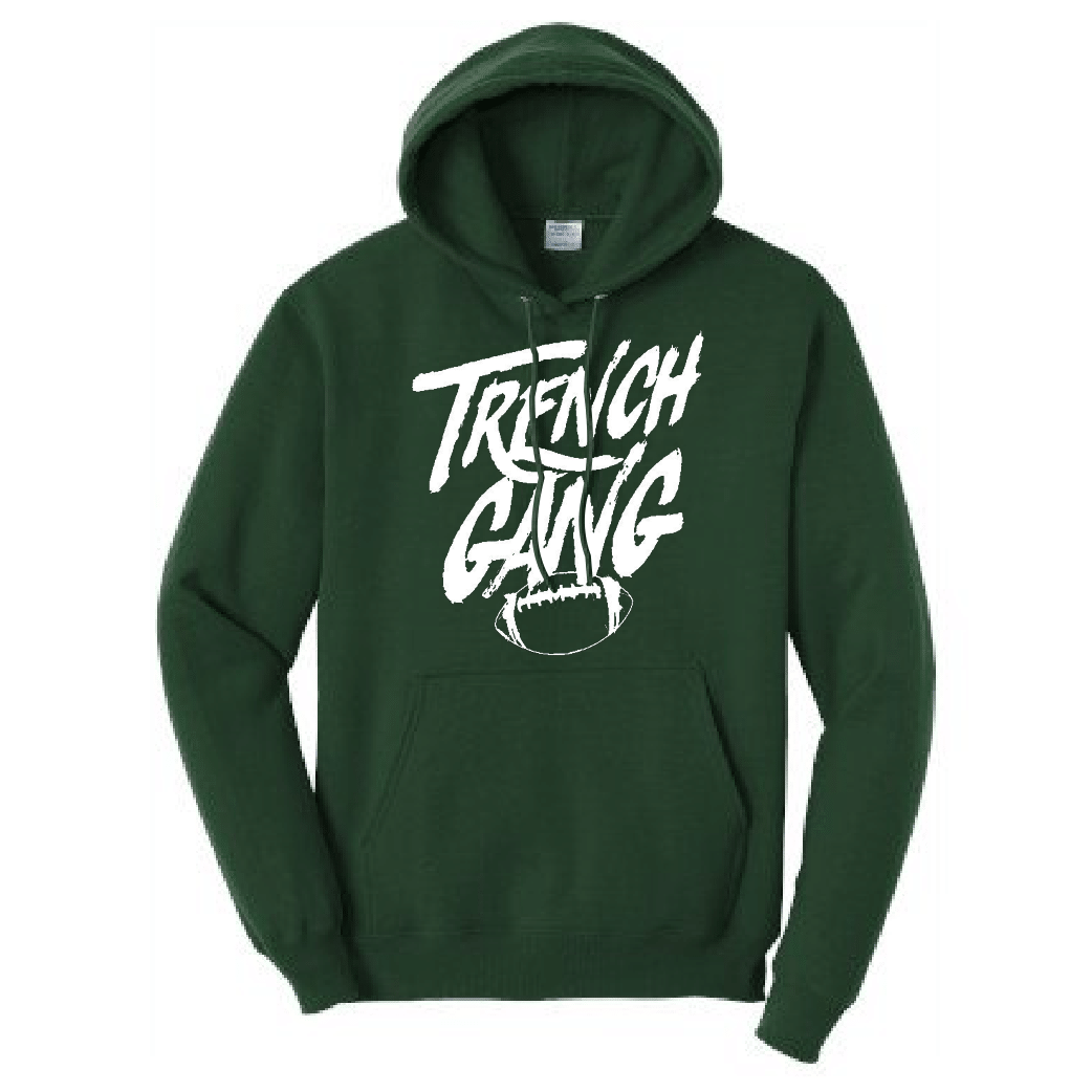 TRENCH GANG (White) - Youth Hoodie