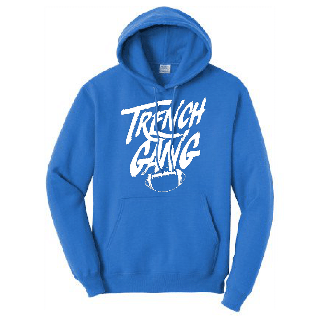 TRENCH GANG (White) - Youth Hoodie