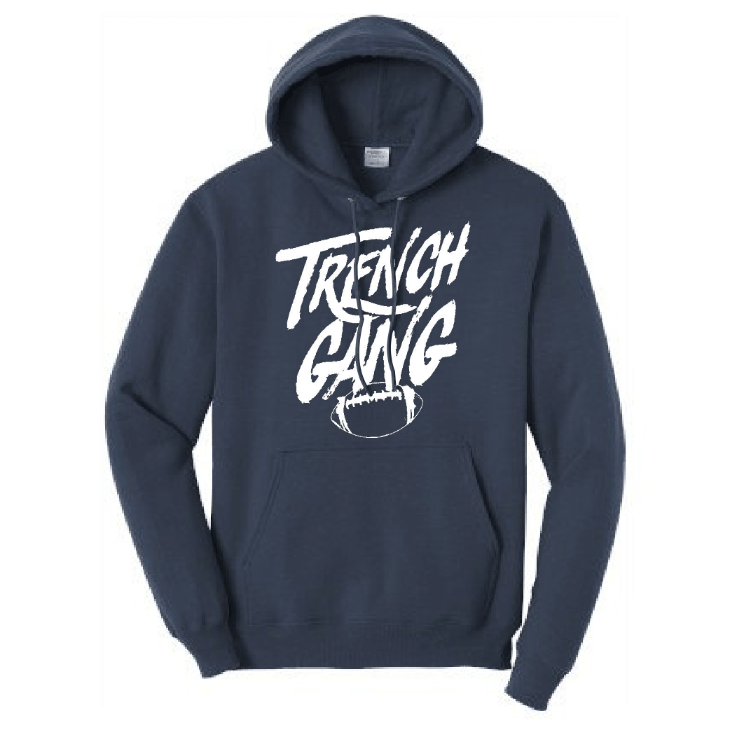 TRENCH GANG (White) - Youth Hoodie