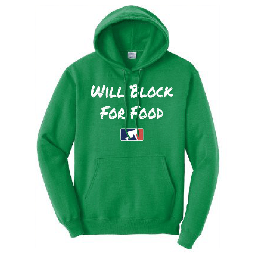 WILL BLOCK FOR FOOD - Youth Hoodie