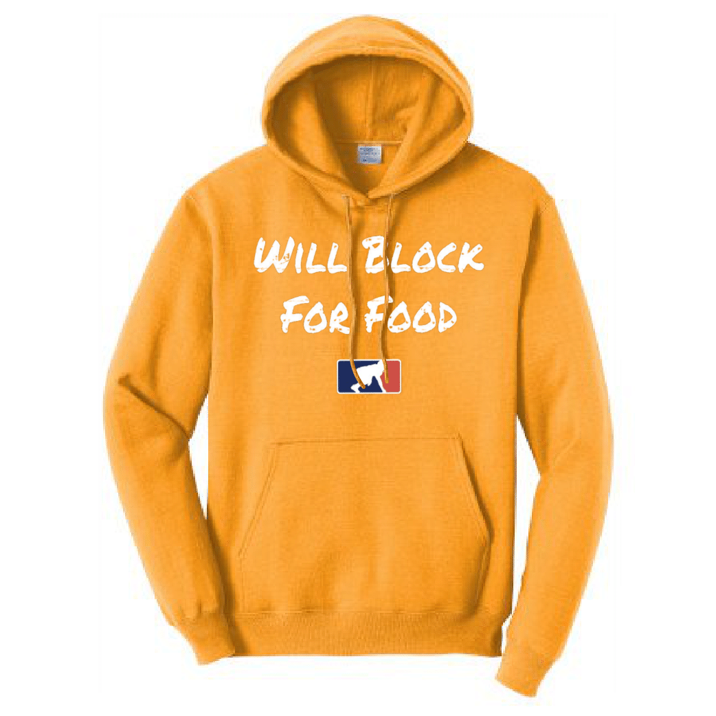 WILL BLOCK FOR FOOD - Youth Hoodie
