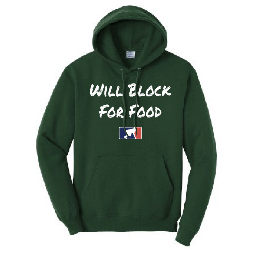 WILL BLOCK FOR FOOD - Youth Hoodie