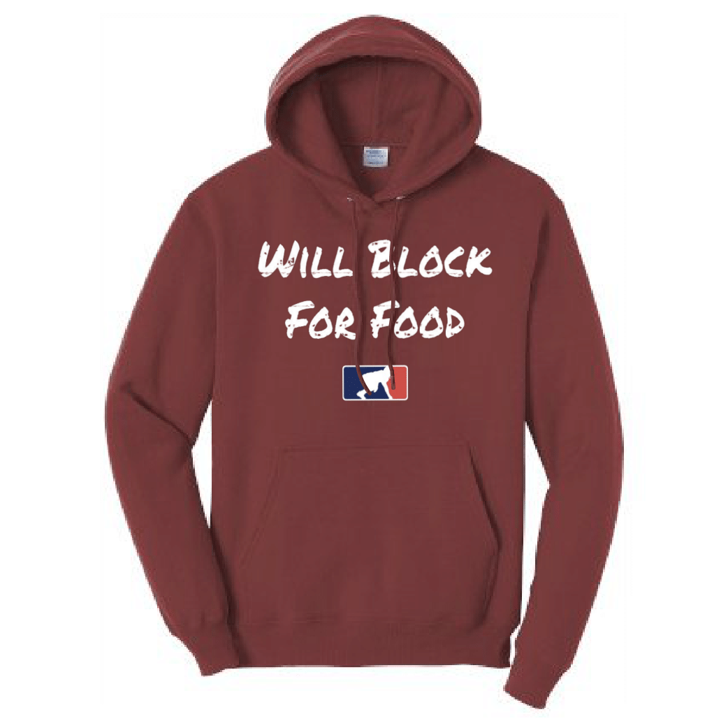 WILL BLOCK FOR FOOD - Youth Hoodie