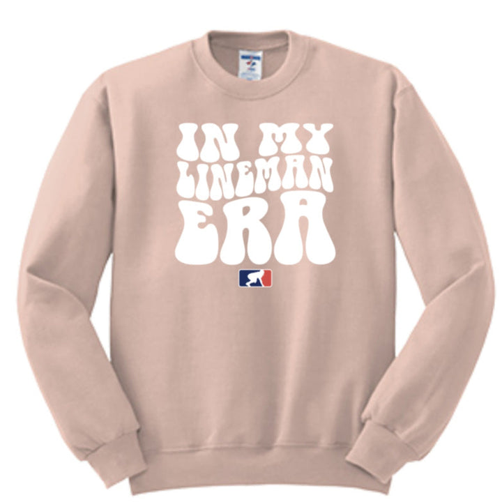 IN MY LINEMAN ERA (White) - Crewneck