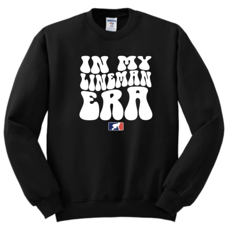 IN MY LINEMAN ERA (White) - Crewneck