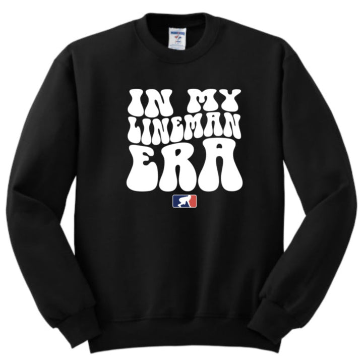 IN MY LINEMAN ERA (White) - Crewneck