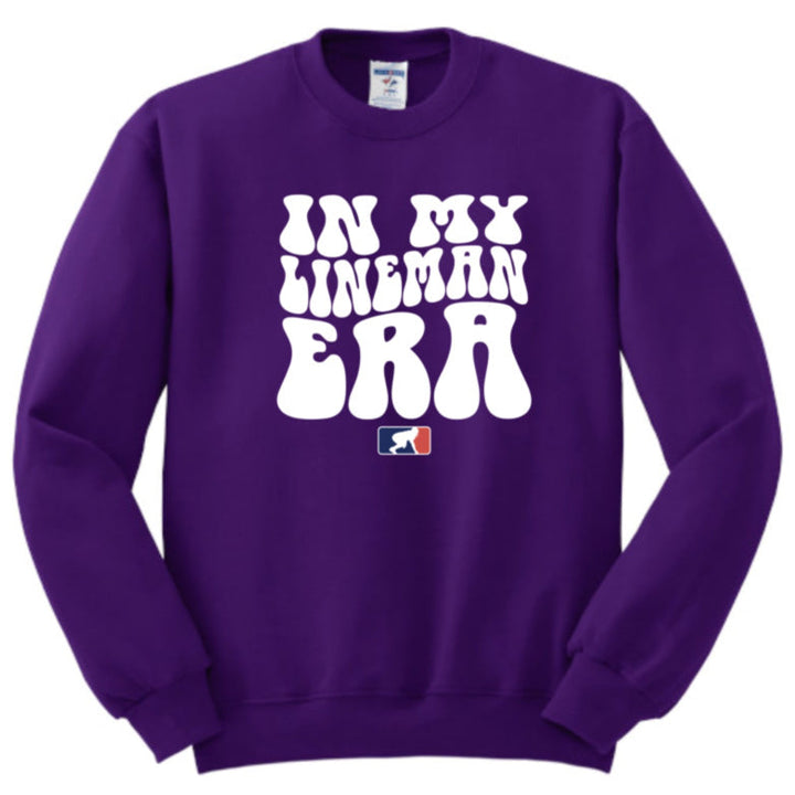 IN MY LINEMAN ERA (White) - Crewneck