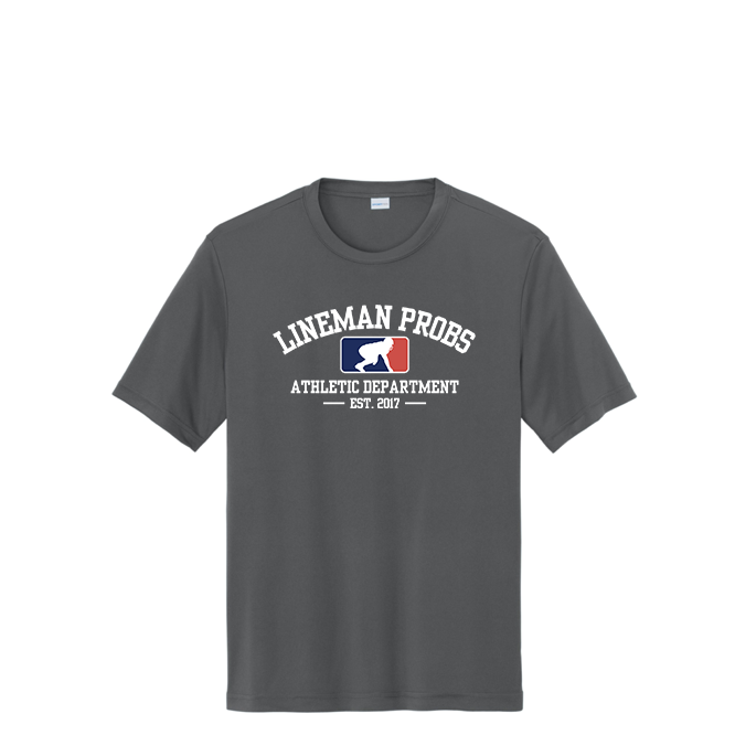 LINEMAN PROBLEMS ATHLETIC DEPARTMENT - Performance Tee