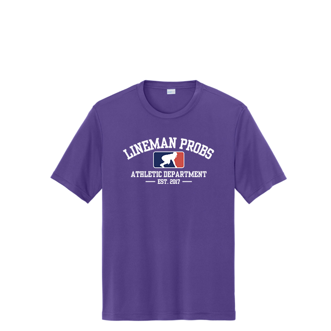 LINEMAN PROBLEMS ATHLETIC DEPARTMENT - Performance Tee