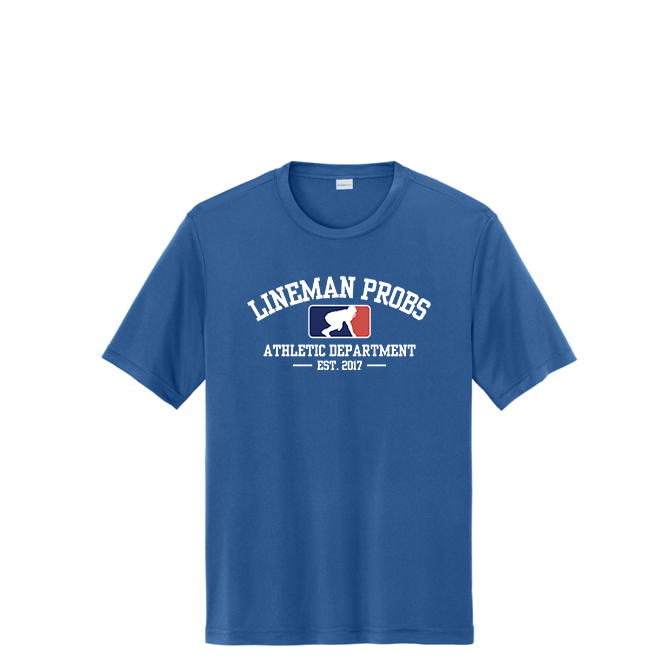 LINEMAN PROBLEMS ATHLETIC DEPARTMENT - Performance Tee