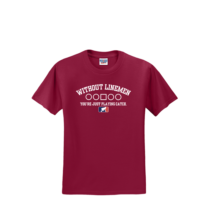 WITHOUT LINEMEN X - T-Shirt