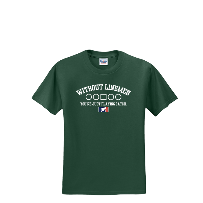 WITHOUT LINEMEN X - T-Shirt