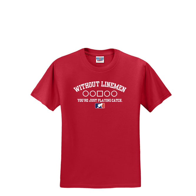 WITHOUT LINEMEN X - T-Shirt