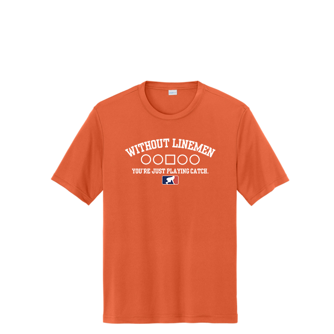 WITHOUT LINEMEN X - Performance Tee