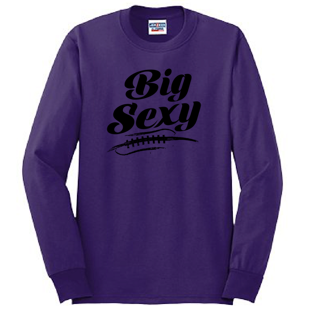 BIG SEXY (Black) - Long Sleeve T-Shirt