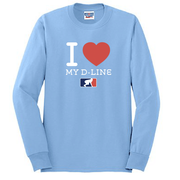 I <3 MY D-LINE - Long Sleeve T-Shirt