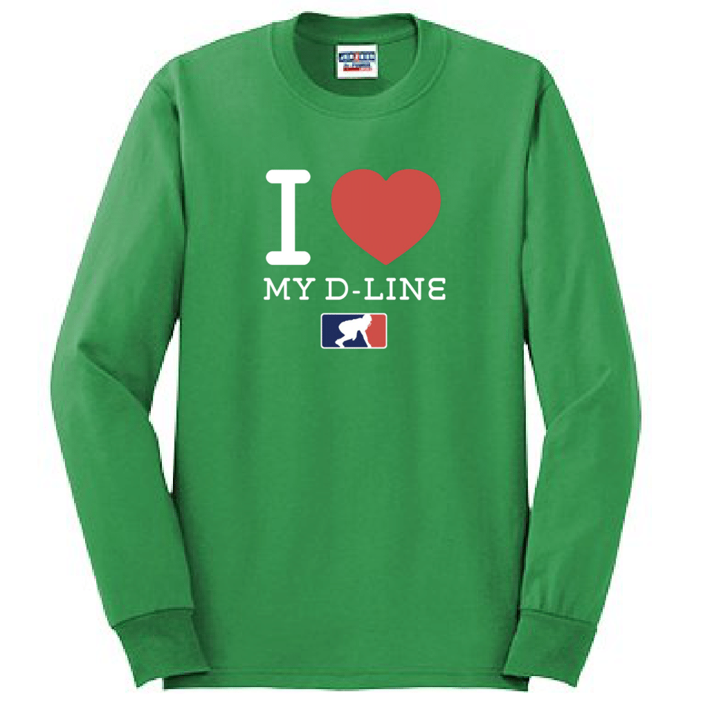 I <3 MY D-LINE - Long Sleeve T-Shirt