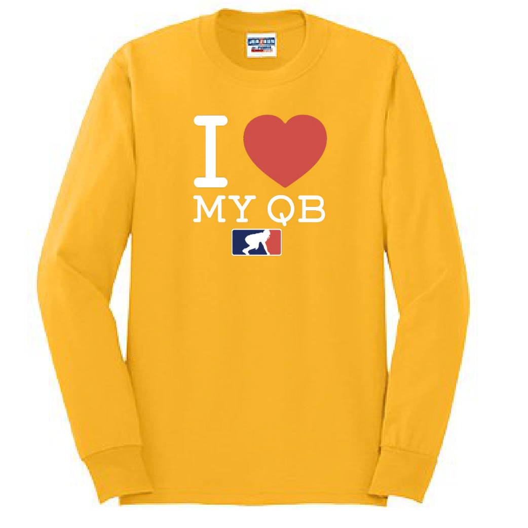 I <3 MY QB - Long Sleeve T-Shirt