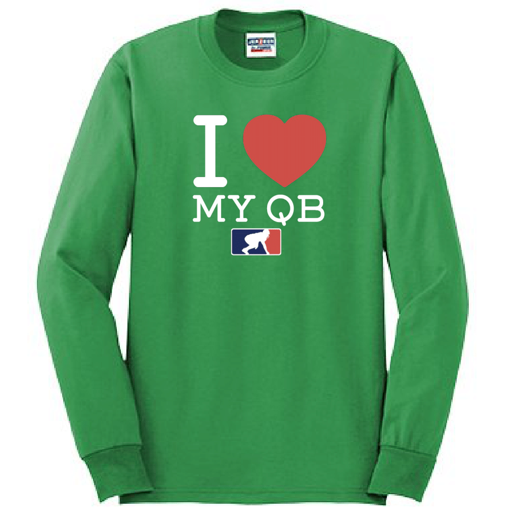 I <3 MY QB - Long Sleeve T-Shirt