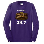 SERVED 24/7 - Long Sleeve T-Shirt