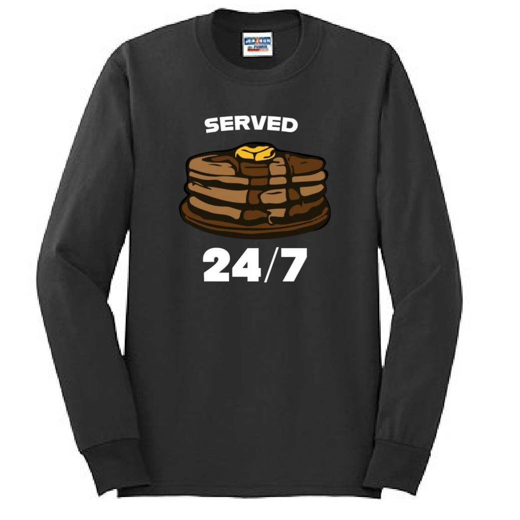 SERVED 24/7 - Long Sleeve T-Shirt