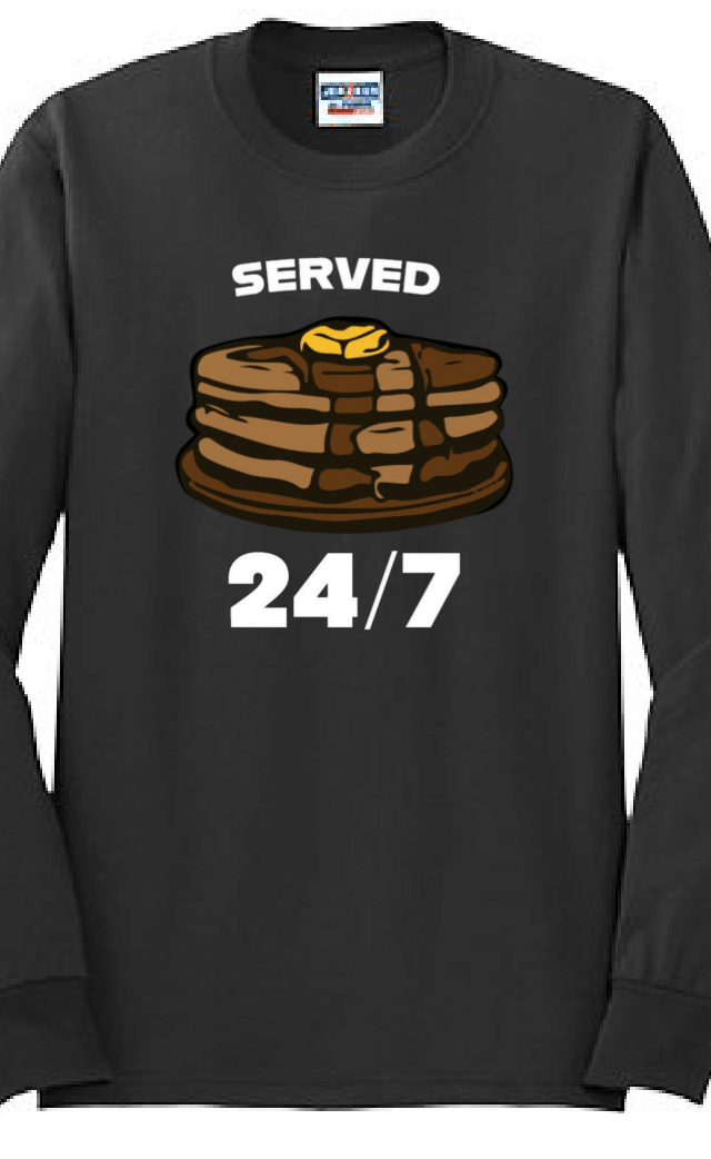 SERVED 24/7 - Long Sleeve T-Shirt