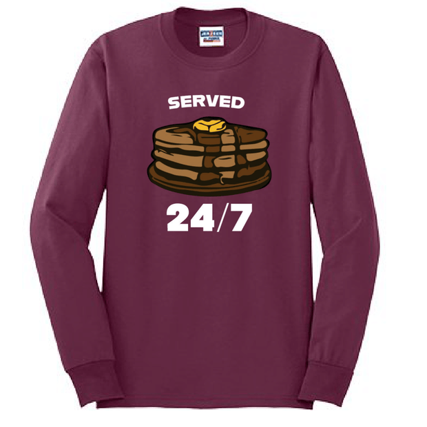 SERVED 24/7 - Long Sleeve T-Shirt