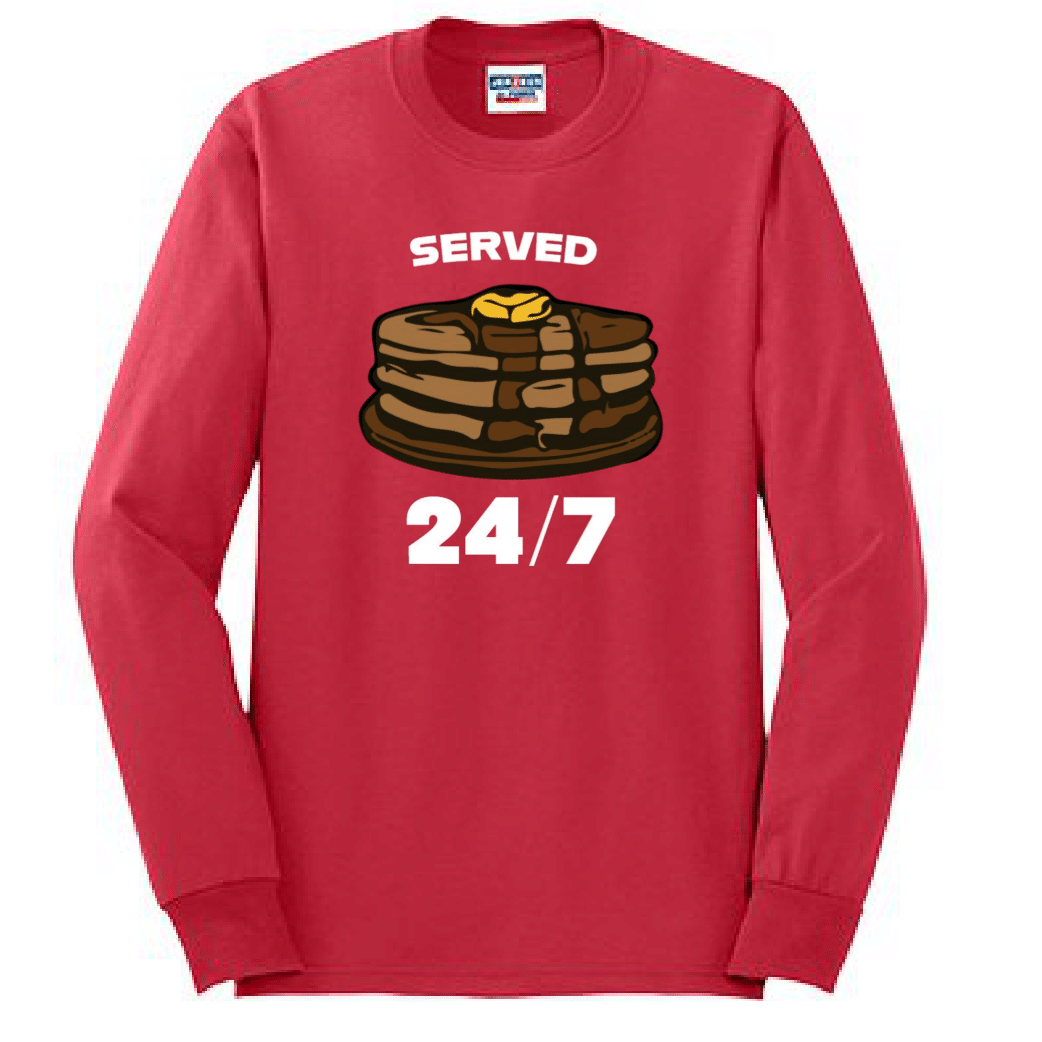 SERVED 24/7 - Long Sleeve T-Shirt