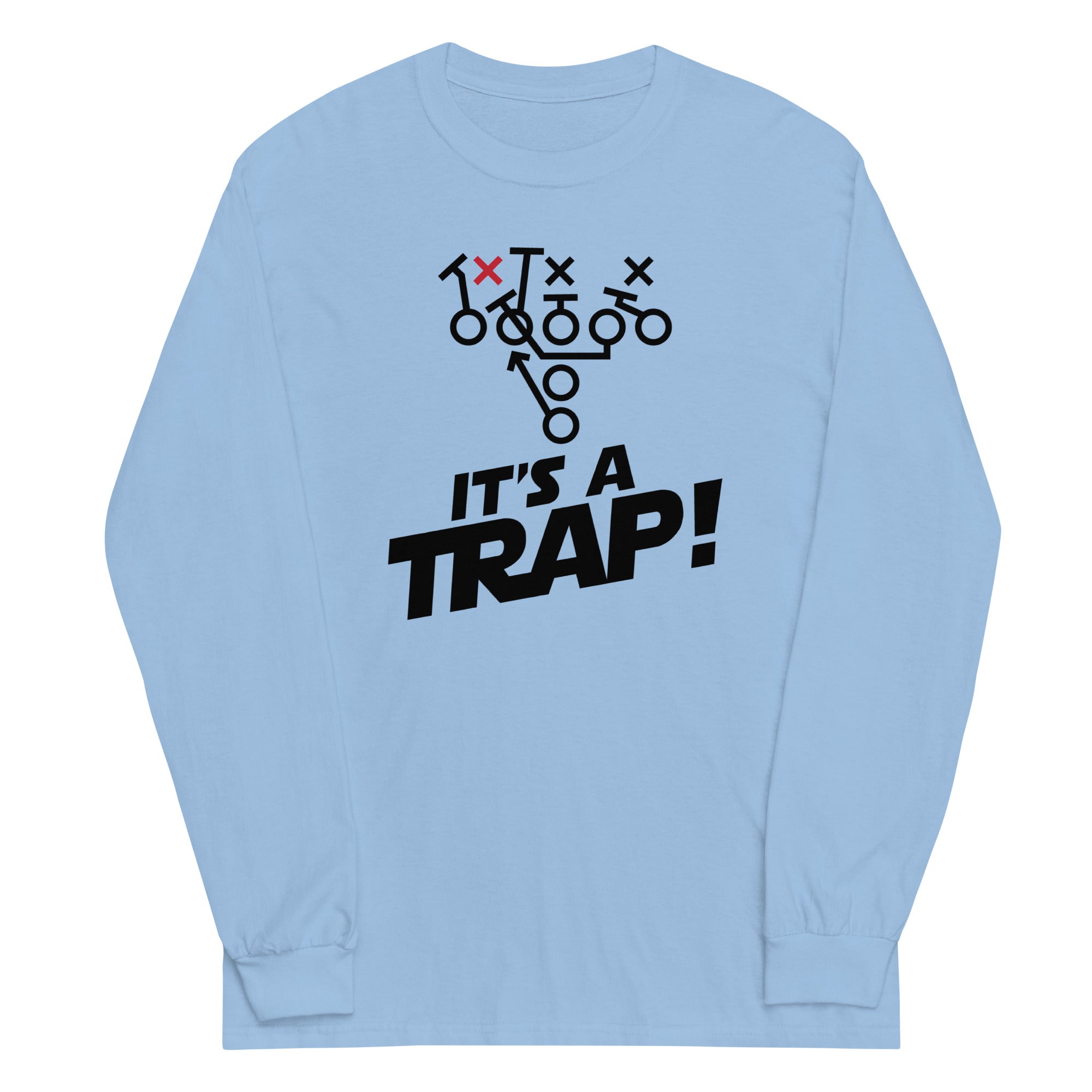 ITS A TRAP! (Black) - Long Sleeve T-Shirt