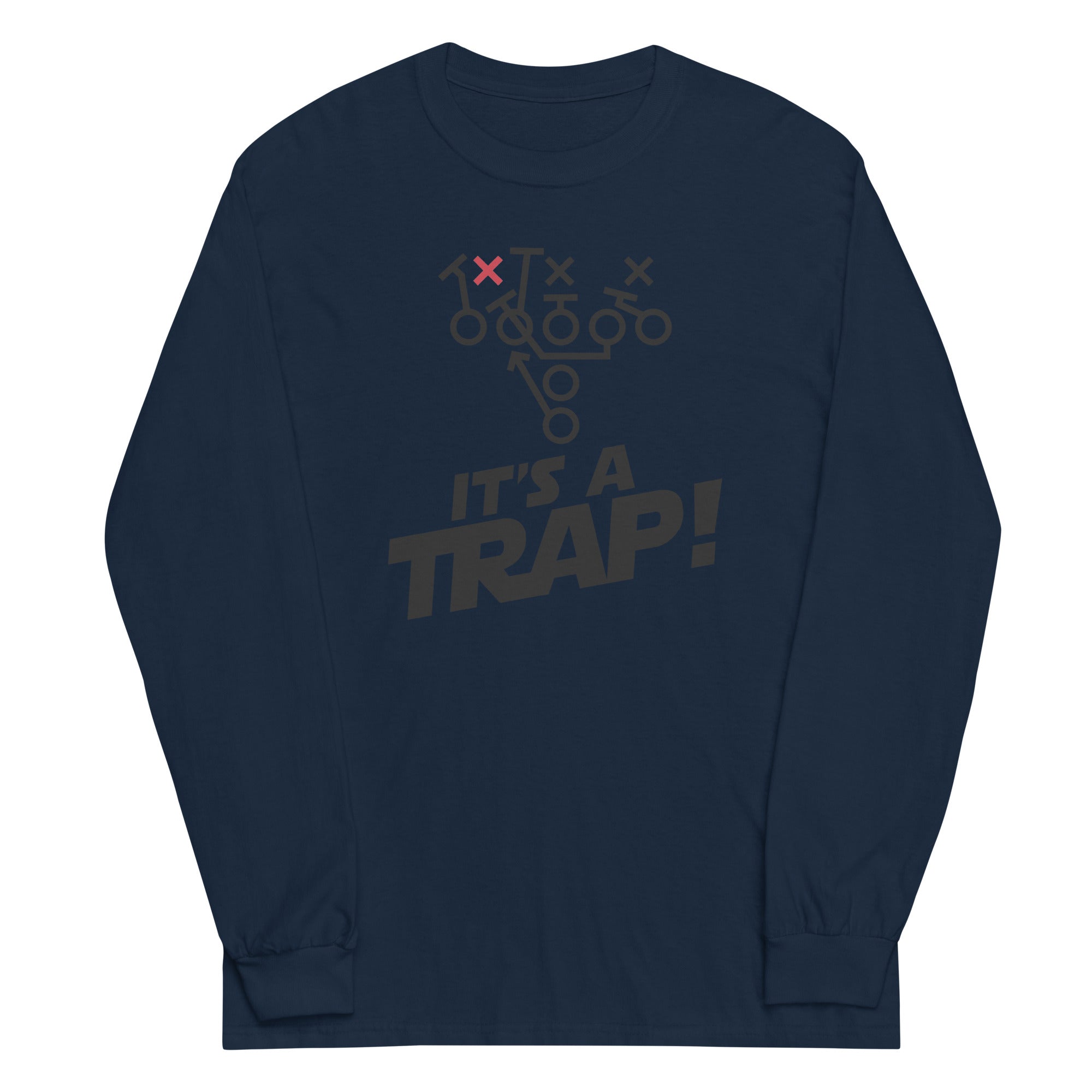 ITS A TRAP! (Black) - Long Sleeve T-Shirt