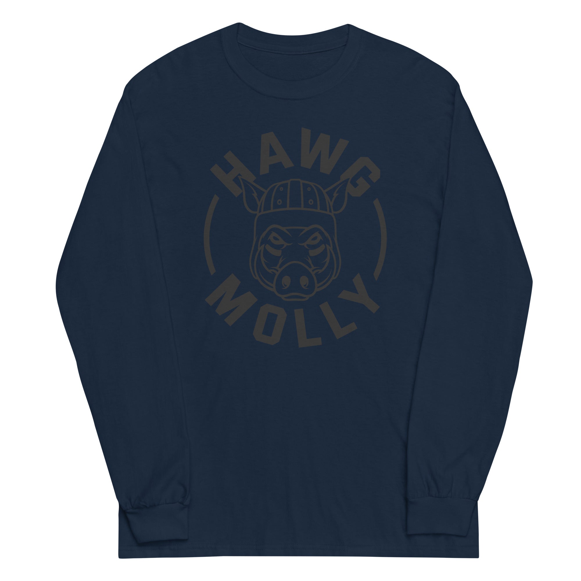 HAWG MOLLY (Black) - Long Sleeve T-Shirt