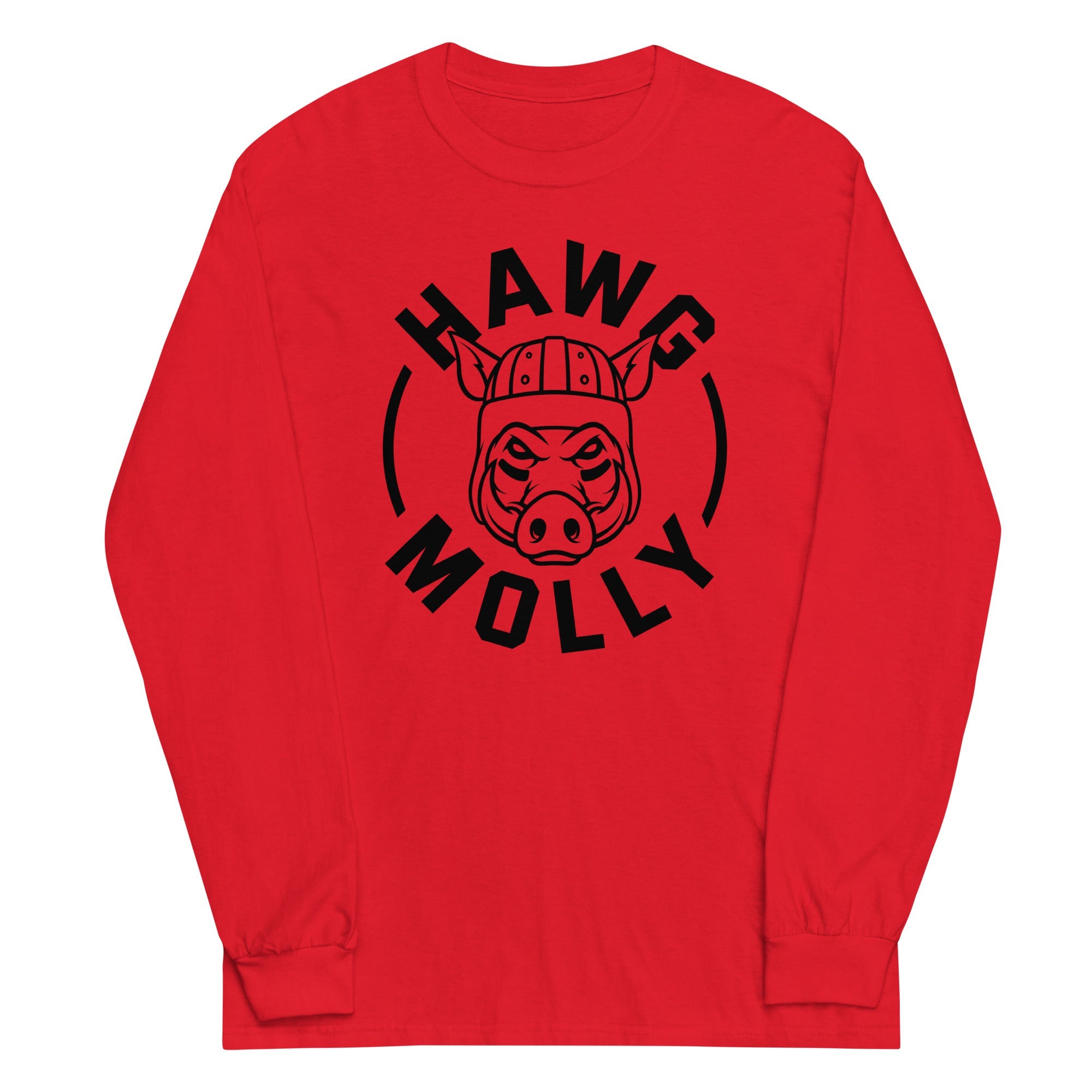 HAWG MOLLY (Black) - Long Sleeve T-Shirt