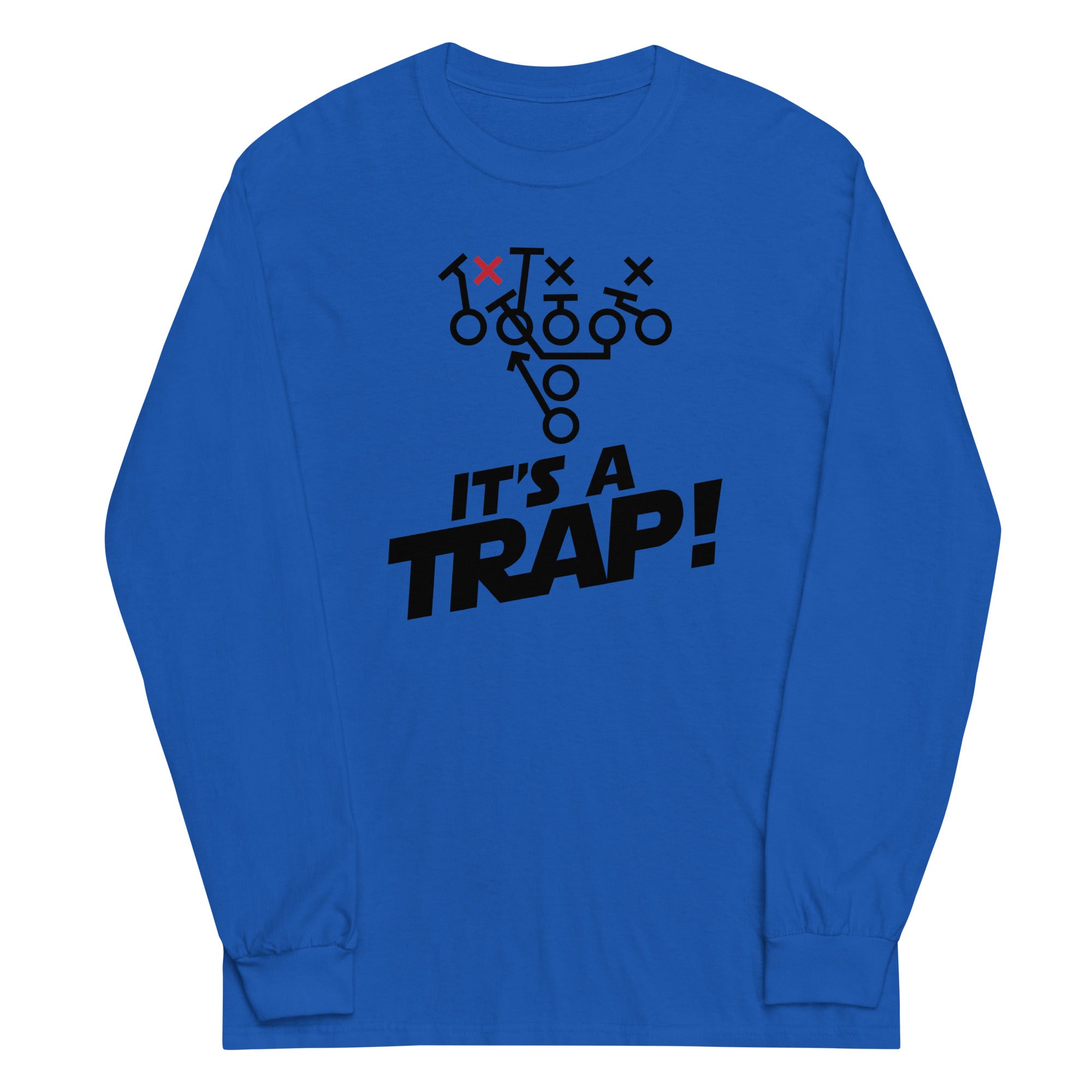 ITS A TRAP! (Black) - Long Sleeve T-Shirt