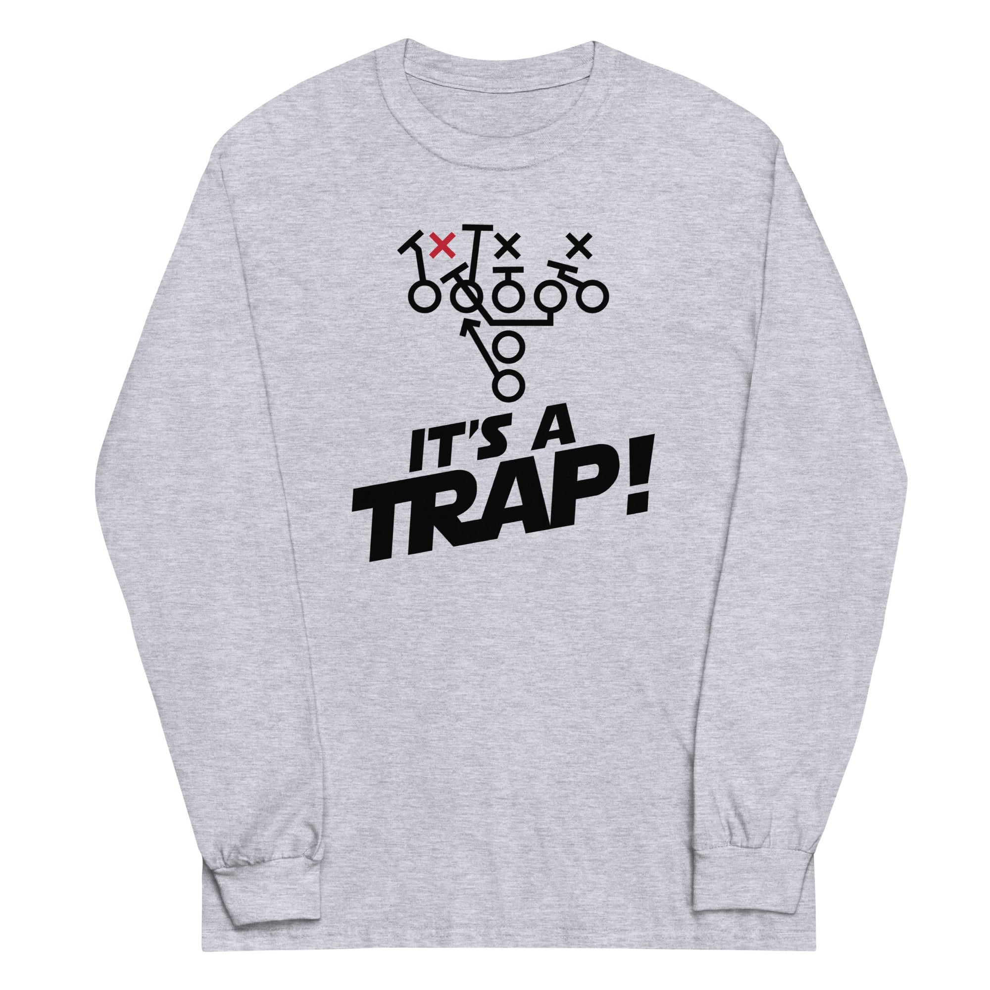 ITS A TRAP! (Black) - Long Sleeve T-Shirt