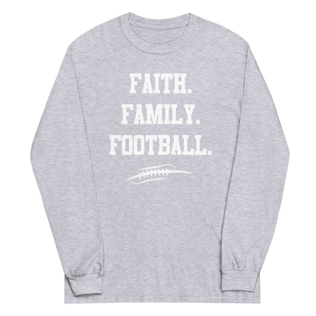 FAITH FAMILY FOOTBALL - Long Sleeve T-Shirt