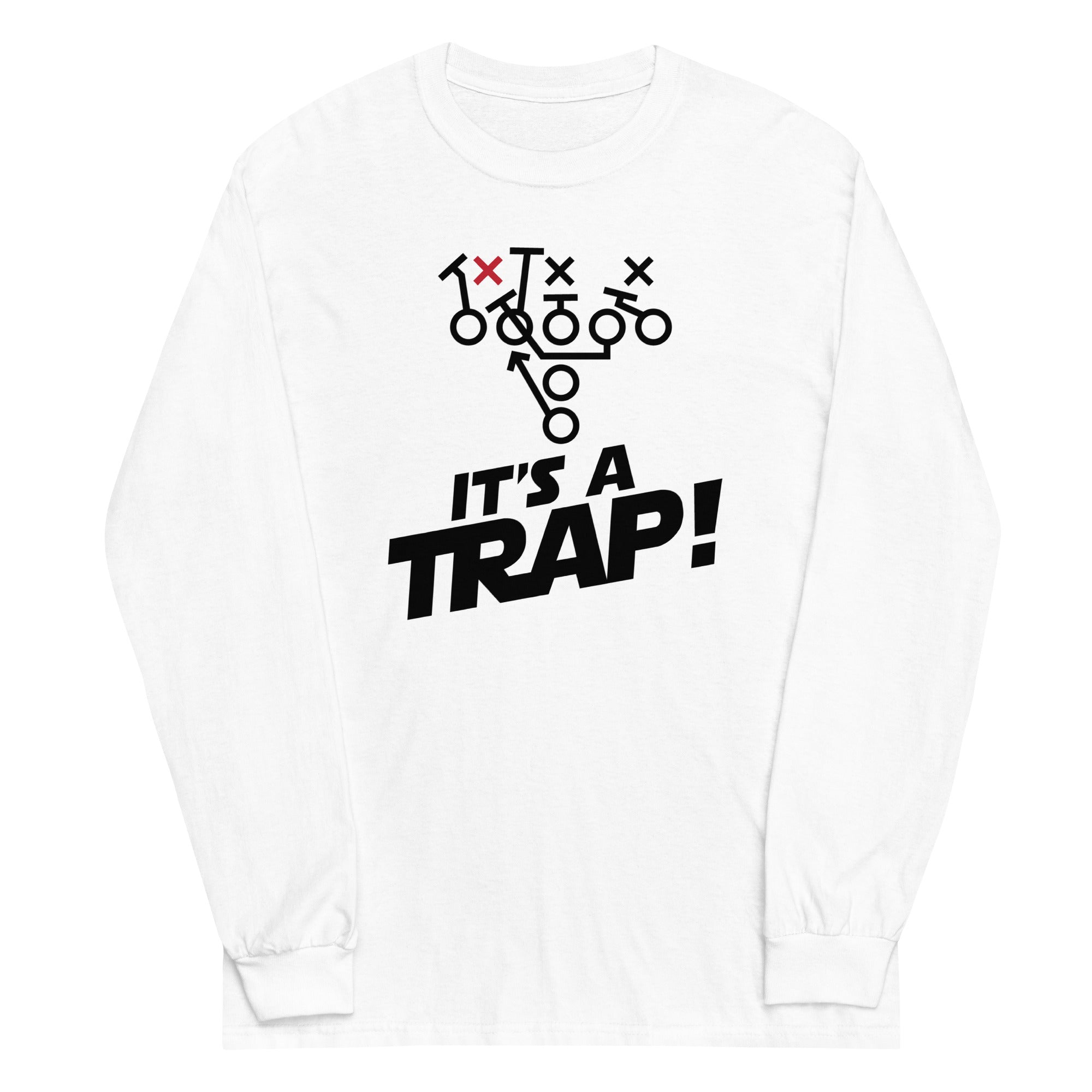 ITS A TRAP! (Black) - Long Sleeve T-Shirt