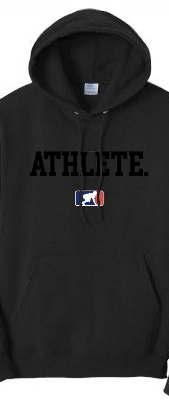 ATHLETE (Black) - Hoodie