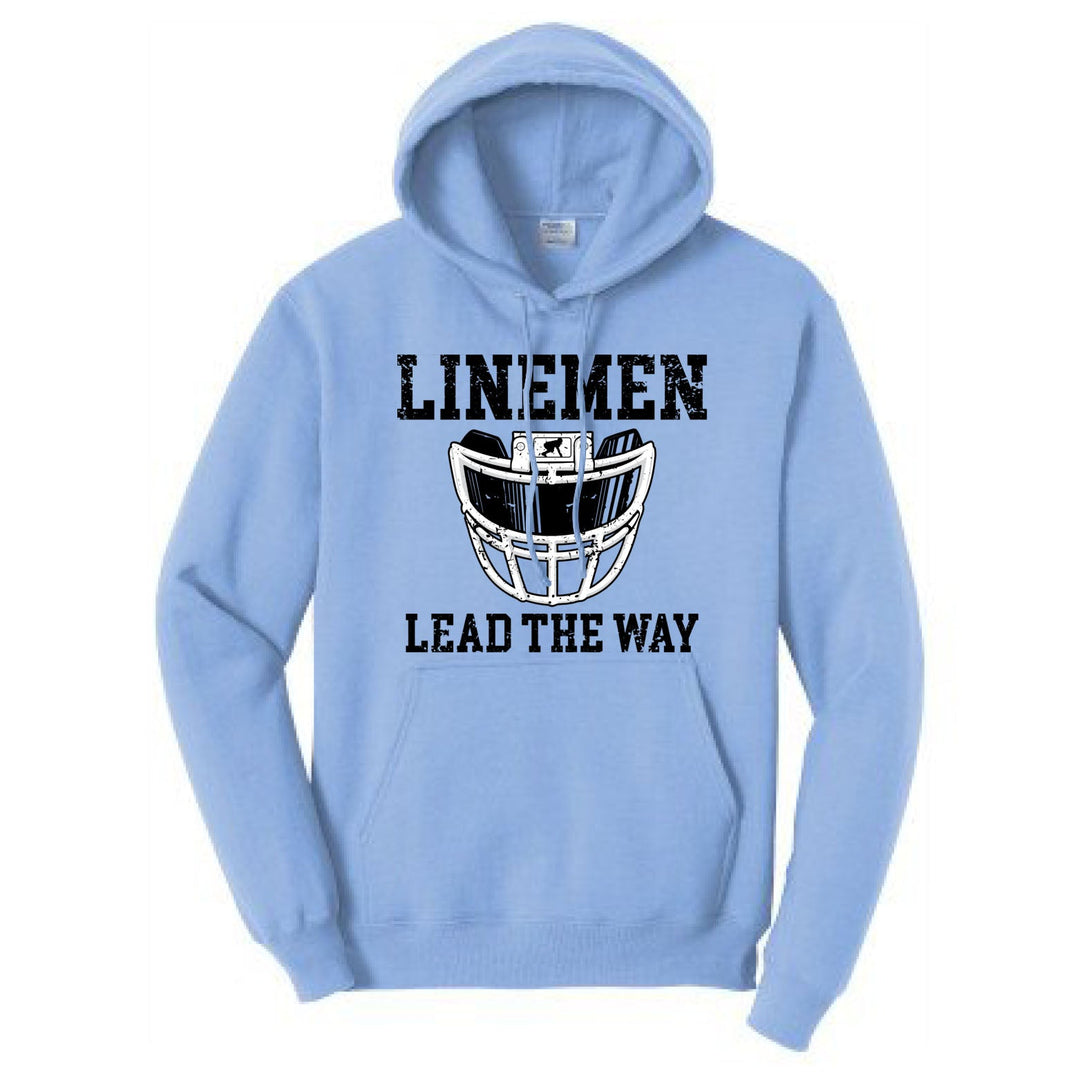 LINEMEN LEAD THE WAY (Black) - Hoodie