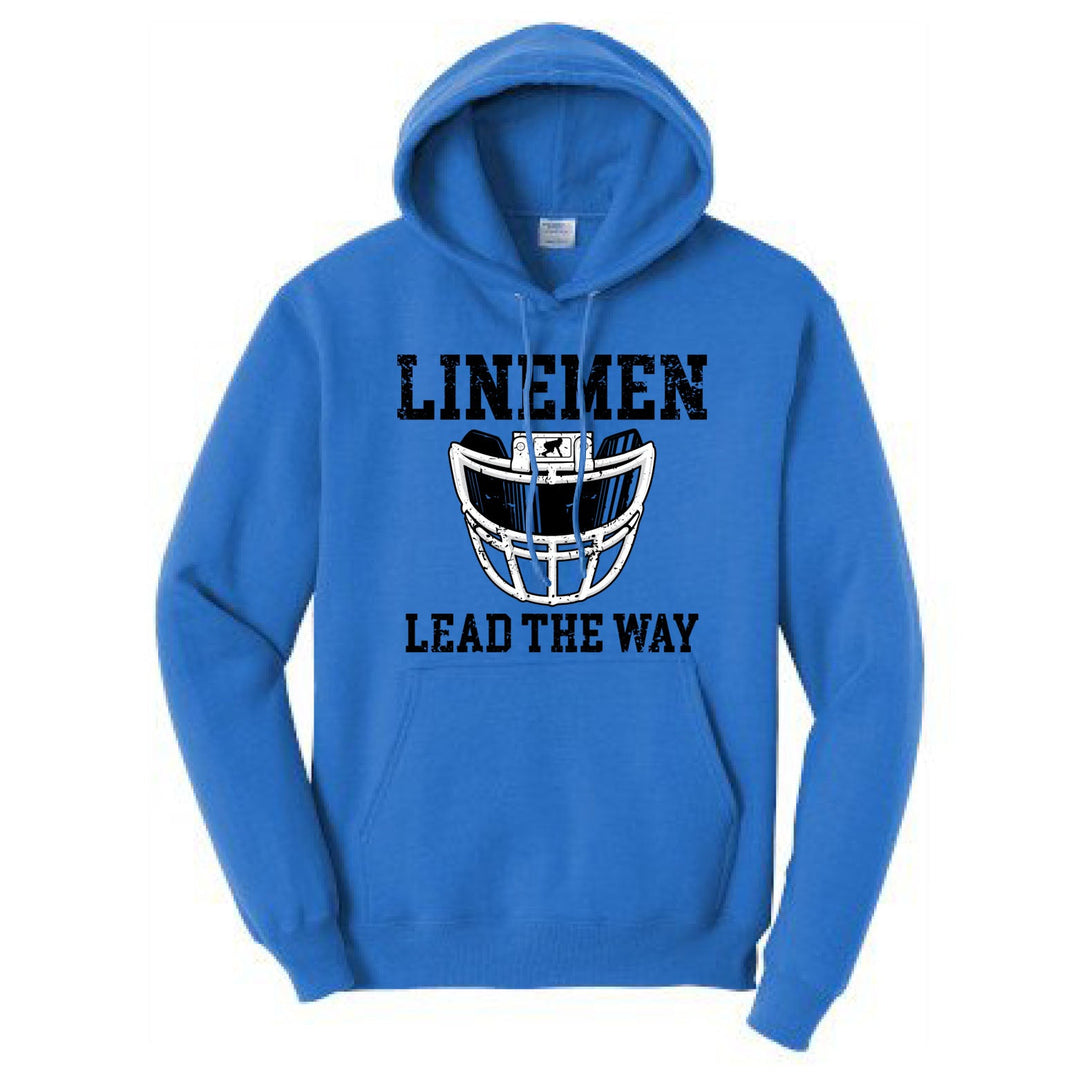 LINEMEN LEAD THE WAY (Black) - Hoodie