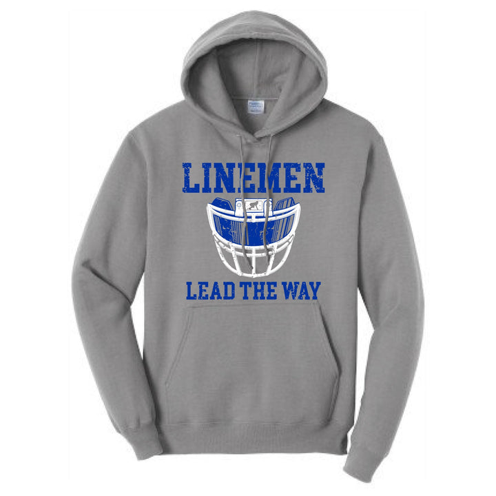 LINEMEN LEAD THE WAY (Royal) - Hoodie